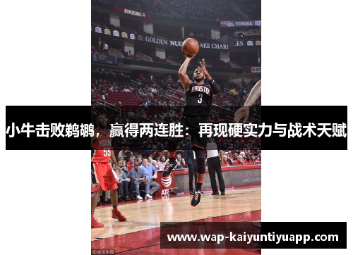 小牛击败鹈鹕，赢得两连胜：再现硬实力与战术天赋