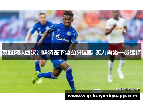 英超球队西汉姆联将签下葡萄牙国脚,实力再添一员猛将